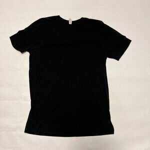 Bella Canvas Short Sleeve T-shirt Blank Tee Black Large